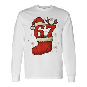 Camiseta de manga larga Six Seven Gen Alpha Meme Navidad 2025 - Product Image 1