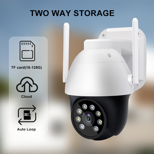 Alarma de sonido impermeable para exteriores, cámara PTZ de 3MP, WiFi, seguimiento humano, red inalámbrica de seguridad, CCTV, IP, PTZ - Product Image 4