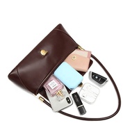 Sac à main et à bandoulière vintage en PU pour femme avec chaînes, fermeture éclair, sacs latéraux portables personnalisés pour filles