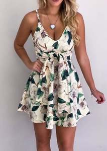 2021 dernières conceptions de robe robe d'été décontractée mode dame robe de femme en gros - Product Image 5