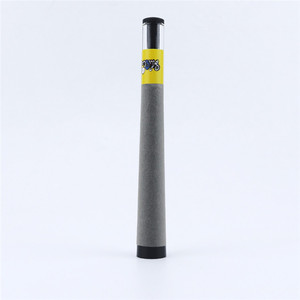 Cone <b>Rolling</b> Paper with Yellow Label and Black Tips for Smoking Accessories - Product Image 1