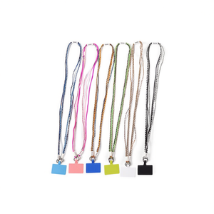 Cordino in corda di cotone marca Z da 120 cm con porta carte d'identità per borsa del telefono, badge da lavoro, catena multiuso - Product Image 2