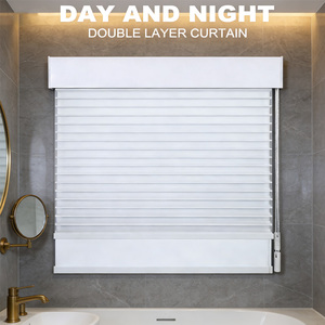 Rideaux intelligents à télécommande modernes, résistants à la <span class=keywords><strong>chaleur</strong></span> et aux UV, stores électriques pour salle de bain et balcon - Product Image 1