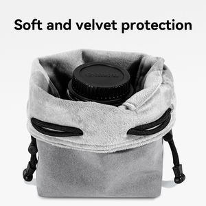 Alcantara Lông Cừu Dây Kéo Túi Ba Lô Máy Ảnh Túi Cho <span class=keywords><strong>Dslr</strong></span> Cho Nikon Cho Canon Cho Sony <span class=keywords><strong>Pentax</strong></span> Video Kỹ Thuật Số Bánh Răng - Product Image 3