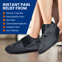 Hot et Cold Compress Soft Solid Gel Sock Cheville Foot Wrap Vente chaude Pack de glace réutilisable pour les blessures sportives
