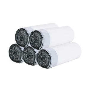 Sacs poubelles robustes en HDPE perforés en rouleau, pour usage en cuisine et salle de bain, vente en gros OEM - Product Image 1