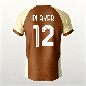 ชุดเสื้อฟุตบอลสำหรับฝึกซ้อมฤดูร้อนแบบโมเดิร์น สำหรับทีม  รับสกรีนโลโก้ ระบายอากาศ แห้งเร็ว 100% โพลีเอสเตอร์ คอกลม - Product Image 3