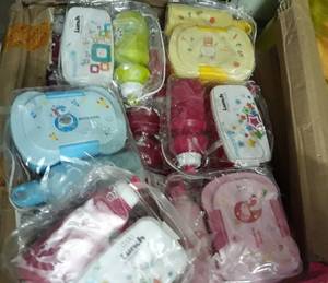 Boîte à lunch en plastique de dessin animé en gros avec cuillère, ensemble boîte à lunch écologique pour enfants avec bouteille d'eau - Product Image 6
