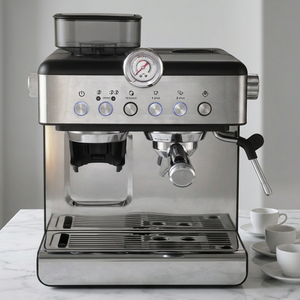La <span class=keywords><strong>Mejor</strong></span> Opción <span class=keywords><strong>para</strong></span> Principiantes: <span class=keywords><strong>Cafetera</strong></span> Espresso con Botones <span class=keywords><strong>para</strong></span> Baristas Caseros, con Molinillo Integrado, Grupo de Infusión de 58 mm y Control de Temperatura PID - Product Image 1