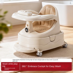 Siège <span class=keywords><strong>de</strong></span> <span class=keywords><strong>bain</strong></span> pour bébé Smartcare avec thermomètre numérique, ventouses puissantes, rotation à 360° °   pour les enfants <span class=keywords><strong>de</strong></span> <span class=keywords><strong>5</strong></span> <span class=keywords><strong>mois</strong></span> à 2 ans - Product Image 2