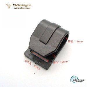 Black Plastic Buckle <b>Set</b> for Outdoor Activities 4-Pack Hiking Gear Hook Clamp - Product Image 2