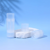 Contenants vides en plastique PP transparents de 30 ml/60 ml avec étiquette personnalisée, à mécanisme rotatif, pour déodorant naturel, barre de lotion et baume pour les talons