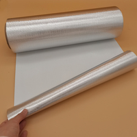 Feuille de film mylar diamant à réflexion diffuse blanc argenté, 4 pieds * 100 pieds