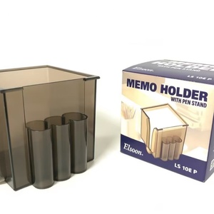 New Design Modern Plastic Stationery Memo Holder and Office Pen Holder Multi-functional Desk Accessories for Schools & Offices - Product Image 5