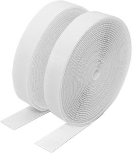 Sangles Velcro en nylon écologiques de 3 m de long, robustes, auto-adhésives, élastiques, pour l'organisation des câbles et l'ameublement domestique - Product Image 1