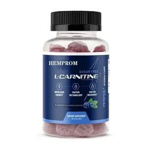 Pil Stamina pria/wanita, Booster L Carnitine l-carnitine Tartrate Gummies untuk wanita/gym sebelum latihan energi suplemen