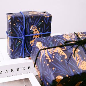 Wholesale 80g Coated <b>Paper</b> 43*300cm Luxury Custom Gift Packaging <b>Wrapping</b> <b>Paper</b> <b>Roll</b> - Product Image 5