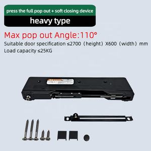 Système de fermeture douce à une touche, ouverture par pression, amortisseur pour les loquets de porte d'armoire dans les hôtels, les cuisines, les salons, les entrepôts - Product Image 4
