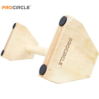 Barres de Push Up, barres plat en bois, équipement d'entraînement à domicile, vente en gros,