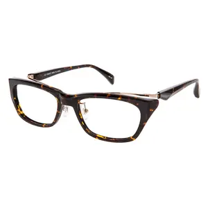 dome acetat Suppliers-Titan acetat Brillen rahmen Männer Hochwertige Vintage unregelmäßige Form Optische Rahmen Brillen für Frauen