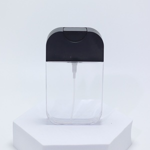 Refillable 50ml PET Plastic Credit Card Perfume <b>Mist</b> Spray <b>Bottle</b> Pump Sprayer Hand Sanitizer Packaging Customizable Logo - Product Image 4