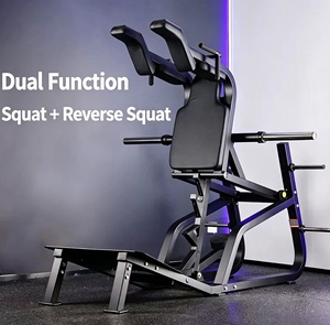 Machine <span class=keywords><strong>à</strong></span> Squat en V et Hack Squat Professionnelle pour la Musculation des Cuisses et des Fessiers – Équipement de Fitness Commercial - Product Image 3