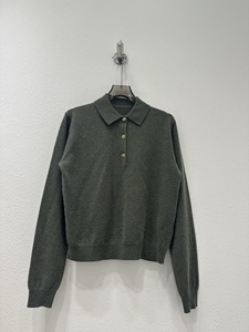 Maglione Pullover <span class=keywords><strong>in</strong></span> Lana e <span class=keywords><strong>Cashmere</strong></span> di Alta Qualità per <span class=keywords><strong>Donna</strong></span>, Caldo e Morbido con Collo a Risvolto e Bottoni per Autunno e Inverno - Product Image 3