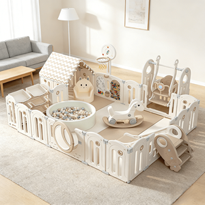 <span class=keywords><strong>Corral</strong></span> de juegos seguro de HDPE, ideal <span class=keywords><strong>para</strong></span> el crecimiento, con protección multifuncional <span class=keywords><strong>para</strong></span> bebés y niños - Product Image 1