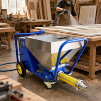 Pulvérisateur de peinture sans air multifonctionnel électrique professionnel TUAN LGS-20 avec moteur sans balais et pompe à vis, haute puissance de pulvérisation