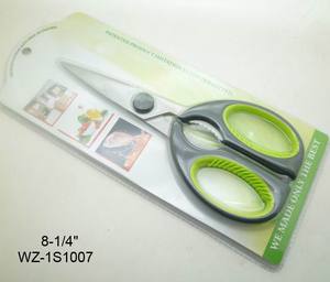 Di alta qualità professionale in acciaio inox materiale lama da cucina di tipo uso di plastica maniglia <span class=keywords><strong>forbici</strong></span> da ricamo - Product Image 2
