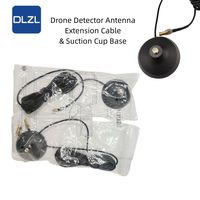 Cable de Extensión de Antena para Detector de Drones con Base de Succión para Defensa y Monitoreo de Seguridad