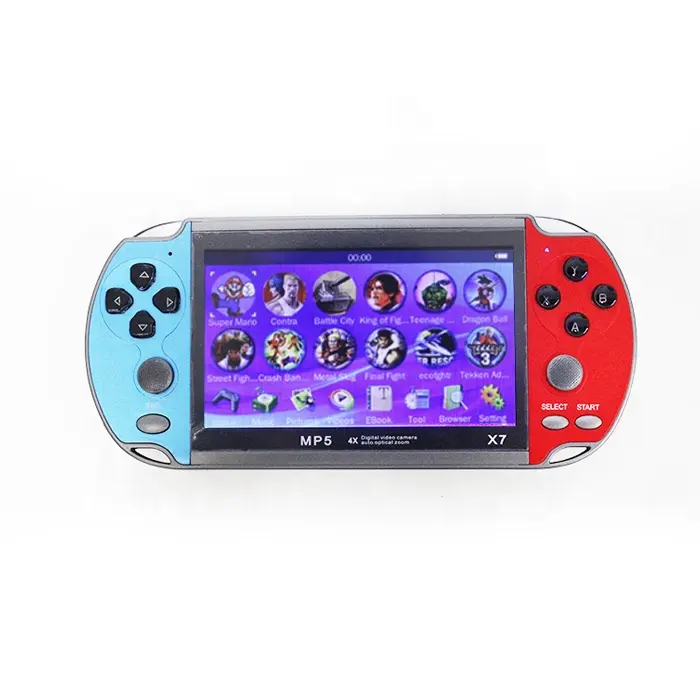 CT821A 4.3 Inch handheld game console kids free download games mp5 player