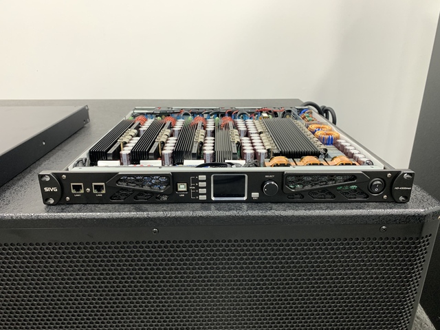 4-channel Aluminum-cased Professional-grade Audio Power Amplifier Class D Digital Amplifier 4x3000W with DSP Subwoofer GAN