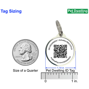 ป้ายชื่อสัตว์เลี้ยงแบบกำหนดเองได้จากโรงงานโดยตรง ผลิตจากพลาสติก ABS HD QR Code เป็นมิตรกับสิ่งแวดล้อม ใช้ได้กับสุนัขทุกสายพันธุ์  แบบเปล่าสำหรับสลักเลเซอร์ พิมพ์ลายได้ - Product Image 3