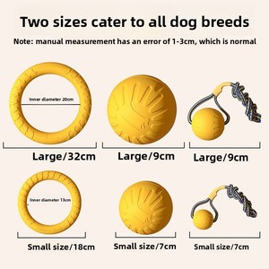 Giocattolo da Masticare Moderno per Cani, Palla da Tennis in Gomma Indistruttibile con Suono, per Allenamento dell'Istinto di Masticazione - Product Image 6