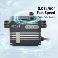 Servo Sin Núcleo KST X15-1208 de 15 mm, 13.5 kg, 0.07 s, Actuador de Alta Velocidad para Robótica Compacta y Líneas de Clasificación Automatizadas