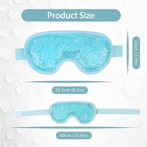 Cold and Hot Gel Bead <b>Eye</b> <b>Mask</b> Reusable Frozen Ice <b>Eye</b> <b>Mask</b> Cooling Paste - Product Image 5