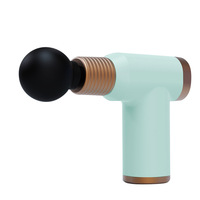 Mini Pistola de Masaje Eléctrica SPA para el Cuidado del Cuerpo, Recargable, con Vibración, 4 Cabezales de Masaje, Batería de 1200 mAh, Duración de 4 a 6 Horas