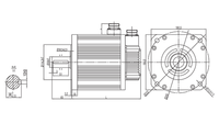 Moteur servo RiDING 180ST-M190A2E-I et variateur servo DHE3220-VT d'origine à bon prix