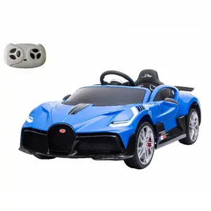 Licenza Kids Ride on Electric Sports Car mp3e effetti musicali multifunzionali batteria 12V quattro ruote giocattoli veicolo con pedale