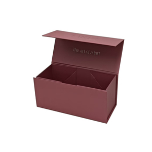Caja Personalizada con Logotipo, Caja de Regalo de Papel Magnético Rosa, Caja de Cartón Plegable Magnética para Empaque - Product Image 1