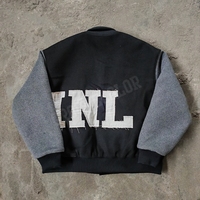 Veste bomber sportswear brodée sur mesure YSJY, veste de baseball coupe-vent d'hiver, veste varsity pour homme