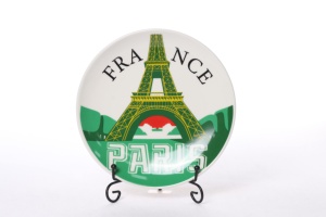 Collection City <span class=keywords><strong>Paris</strong></span> Architecture Souvenir Tour Eiffel Française Tasse à café <span class=keywords><strong>en</strong></span> porcelaine fine réutilisable avec couvercle et poignée - Product Image 5