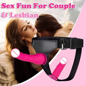 Strap on Dildo Mainan Seks Dewasa yang Dapat Dipakai, <span class=keywords><strong>Harness</strong></span> Silikon Lembut dengan Dildo Anal Realistis yang Dapat Dilepas untuk Pemula - Product Image 6