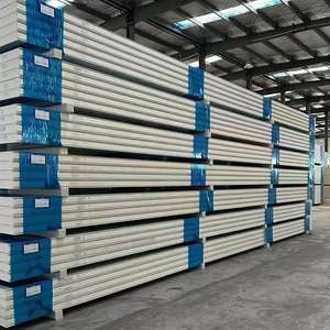 วัสดุก่อสร้างแผ่นแซนวิชเหล็กกันไฟ B1 สำหรับงานก่อสร้างผนังและ<span class=keywords><strong>หลังคา</strong></span>ห้องเย็น เป็นมิตรกับสิ่งแวดล้อม - Product Image 2