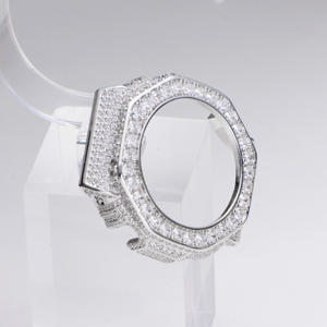 Cubierta de Bisel para Reloj GA2100, Estilo Hip Hop de Lujo, Personalizada y Modificada con Cristales - Product Image 6