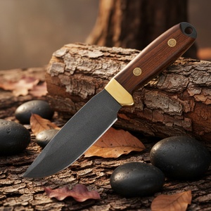 ไม่ใช่. มีดพกแบบใบมีดคงที่ 20 ชิ้น ทำจากเหล็กไตรเพล็กซ์คุณภาพสูง ด้ามไม้ DIY ใบมีดสแตนเลส ปรับแต่งได้ตามต้องการ OEM สำหรับแคมป์ปิ้ง - Product Image 6