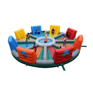 Outdoor party group hunger games inflatable hungry hippo chow down games for adults n kids