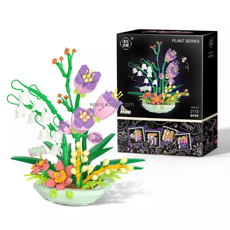 2115 Eternal Life Fragrant Spring Potted Flower Bouquet