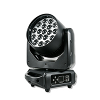 Avastron - Precio de Fábrica - Cabeza Móvil con Zoom LED de 19x15W, Luz Wash con Zoom, DMX512, Control de Sonido, IP20, para Discotecas, Bares, Escenarios